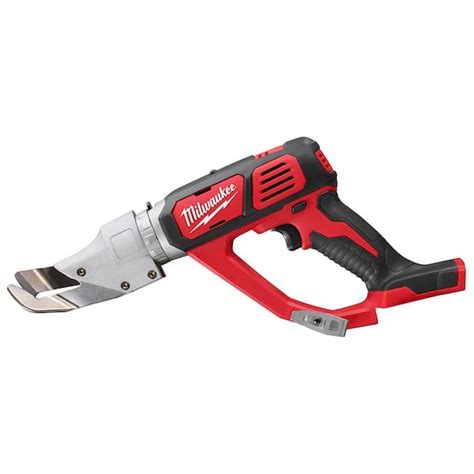 milwaukee sheet metal shear|milwaukee 18 gauge metal shear.